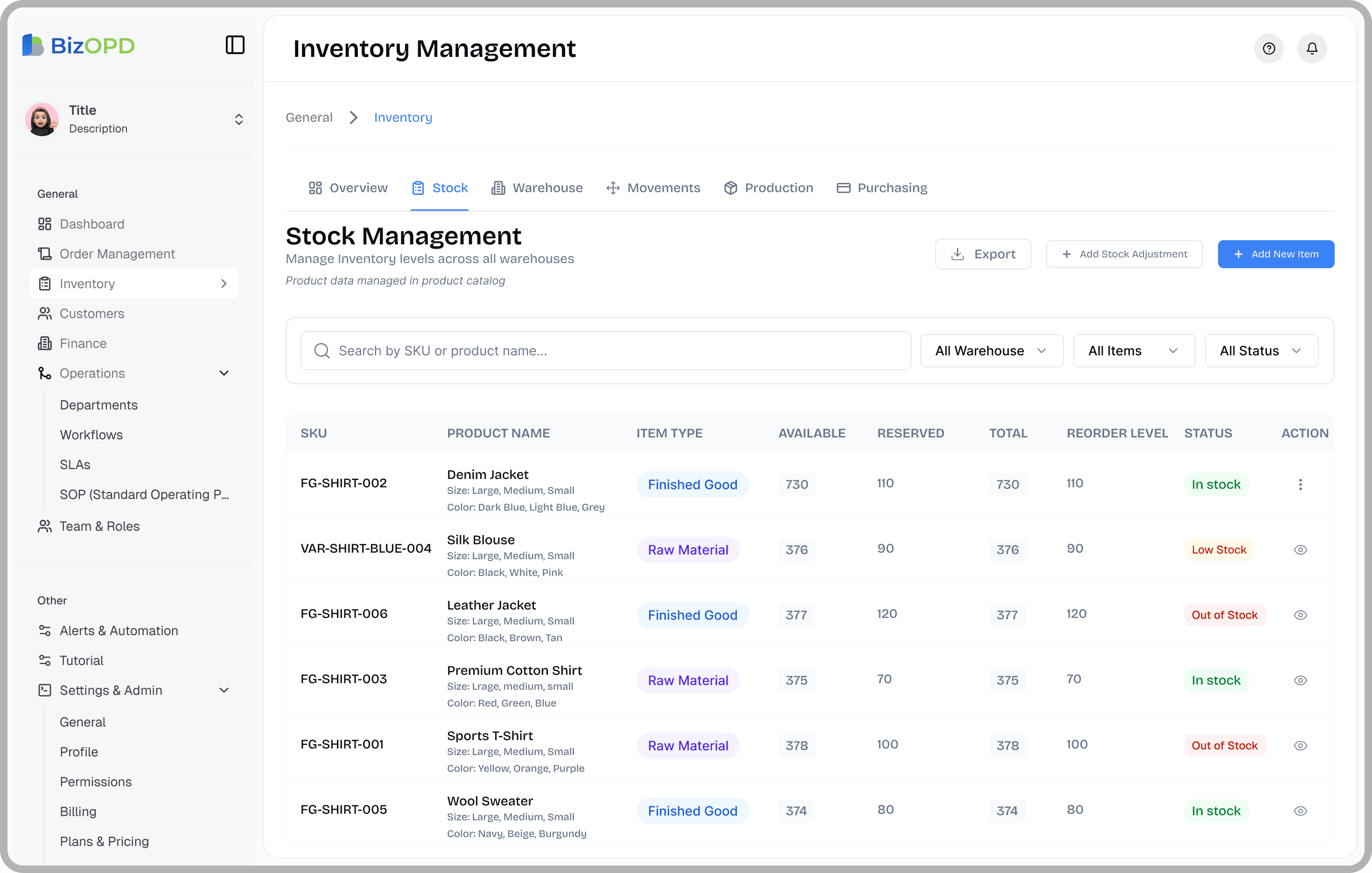 Instantly See What's In Stock Across Your Entire Operation